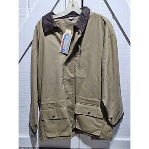 Vtg NWT Marlboro Cowboy Chronicles Leather Trim Canvas Barn Jacket Coat Mens LRG